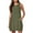 Green, variant on Summer Plus Size Dresses for Womens 2026 Fashion Casual Holiday Round Neck Pockets Solid Color Sleeveless Party Beach Dress