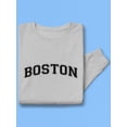 thumbnail image 3 of Boston City Slogan Sweatshirt Women -GoatDeals Designs, Female Medium, 3 of 4