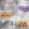 thumbnail image 4 of jafea Valentines Shower Curtain Colorful Conversation Hearts Candy Shower Curtain for Valentine''s Day Bathroom Decor Sweetheart Bathroom Curtains Washable Durable Fabric 72x72 in, 4 of 6