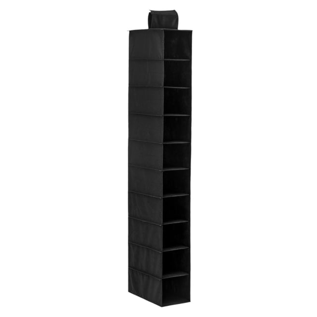 10 Pockets Non-woven Fabric Dust-proof Shoe Clothes Hanging Storage Rack Shelf Door Wardrobe Hanger Organizer 15cm Wide