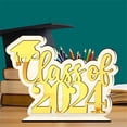 thumbnail image 4 of Graduation Party Decorations 2022, Graduation Party Decorations 2022, 2025 Graduation Season Wooden Setup Holiday Home Decoration Wooden Sign Graduation Party Desktop Decoration, 4 of 9