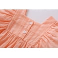 thumbnail image 4 of Fesfesfes Newborn Infant Onesie Baby Girls Ruffles Ruched Solid Romper Bodysuit Casual Clothes Summer Saving, 4 of 9