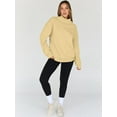 thumbnail image 5 of Trendy Queen Womens Oversized Sweatshirts Turtleneck Pullover Long Sleeve Hoodies Tops Fall Fashion Outfits 2025 Clothes, 5 of 6