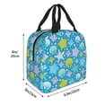 thumbnail image 2 of Pofeuu Starfish Print Lunch Bag Lunch Box Large Capacity Insulated Lunch Bag for Adult, Leakproof Reusable Lunch Tote Bags for Work, 2 of 5