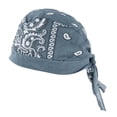 thumbnail image 4 of Gorro pirata para ciclismo, bandana, algodón transpirable y absorbente. azul gris oscuro, 4 of 5