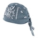 thumbnail image 4 of Forro para casco, viaje, caminata, sombreros piratas, bandana, gorro, pañuelo para la cabeza azul gris oscuro, 4 of 5