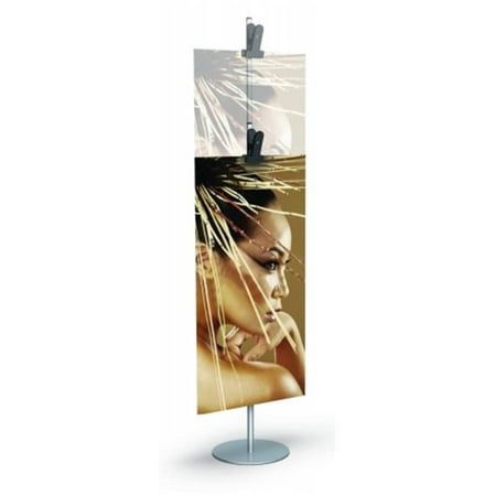 

Clamp Stands 2 Section Clamp Signholder- Black
