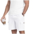 thumbnail image 7 of QDG Men's Relaxed Fit Cargo Shorts with Drawstring Elastic Waist Multi-Pocket for Daily Hiking Work, 7 of 7