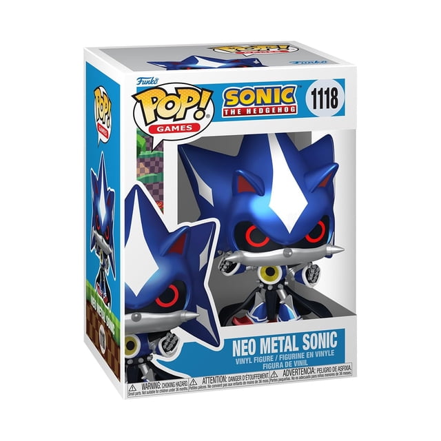 Figura de vinilo coleccionable Funko Pop! Juegos: Sonic Neo Metal