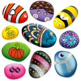 thumbnail image 2 of Juguetes educativos para niños Juego de pintura de piedra Juego de juguetes para garabatos hechos a mano Diy, 2 of 5