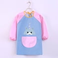 thumbnail image 4 of YUEHUA Kids Waterproof Artist Painting Apron, Children's Art Smock, Children Apron Long Sleeve with Pocket, 4 of 5