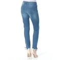 thumbnail image 2 of WILLIAM RAST Womens Blue Skinny Jeans Juniors 25 Waist, 2 of 2