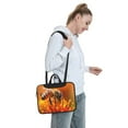 thumbnail image 6 of Lsque Honeybee On Vibrant Flower Pattern Laptop Bag – Portable & Slim Single-Shoulder Computer Case with Adjustable Strap, Protective, Lightweight for 13”/14”/15.6” Laptops, 6 of 8