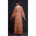 thumbnail image 3 of Bimba Robe Maxi d'Été Décontractée pour Femmes en Georgette Mousse à Imprimé Floral de Roses et de Renoncules, Longue, Taille Élastique - Moyen, 3 of 5