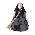 thumbnail image 4 of Decoración de Halloween Baoblaze Muñeca con Escoba Adorno Creativo Negro 7 cm x 16,5 cm, 4 of 8