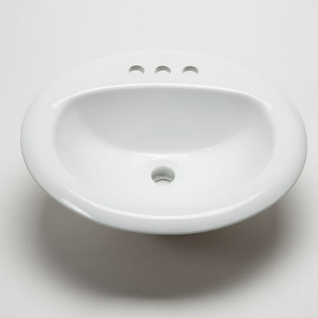 Hahn Ceramic Bowl Bathroom Sink - Walmart.com