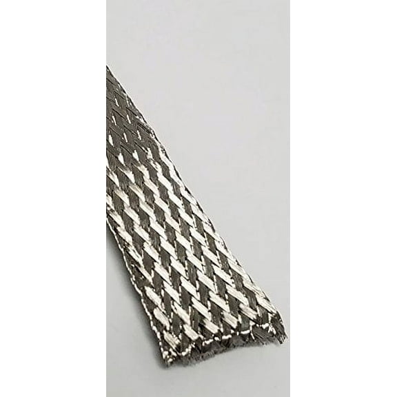 1/2" Stainless Steel Braided Sleeving (304SS) - Length: 25 Feet 1/2"