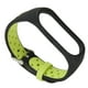 thumbnail image 3 of Correa de pulsera inteligente Bling Bling silicona suave Mi Band 7 negro verde, 3 of 12