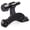 black, variant on MUNEK Hinge Pin Door Stopper, Adjustable Black Door Stop with White Rubber Tips, 3 Pack