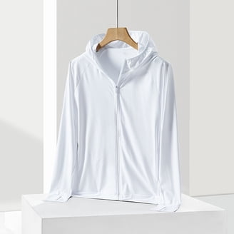 UPF 50+ Sun Protection Hoodie – Full Zip Long Sleeve Sun Shirt, Lightweight & Quick-Dry For Fishing, Hiking & Outdoor Sports