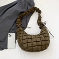 thumbnail image 3 of Bolsa para las axilas Bolso de nube de burbujas para mujer, bolso grande acolchado creativo con pliegues para fiesta de verano, 3 of 5