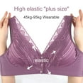 Women's Front Closure Cotton Bra Button Snap Closure Comfort Wireless