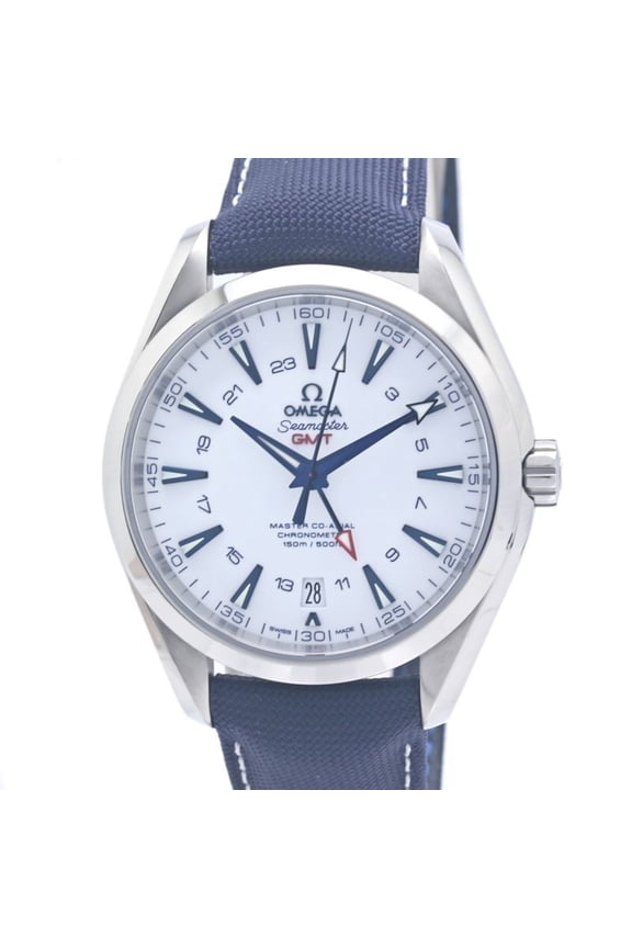 Pre-Owned OMEGA Seamaster Aqua Terra GMT GoodPlanet Master Co-Axial 231.92.43.22.04.001 Men's...