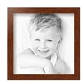 thumbnail image 2 of ArtToFrames 8" x 8" Walnut Picture Frame, 8x8 inch Brown Wood Poster Frame (WOM-4215), 5 Pack, 2 of 7