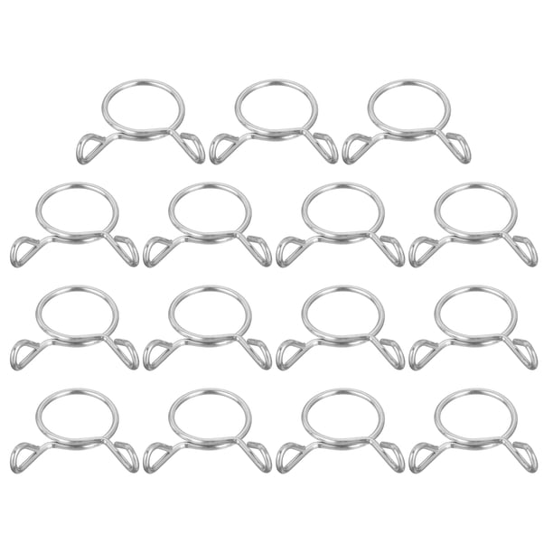 15 Pcs Fuel Line Hose Tubing Spring Clips 12.5mm Water Pipe Spring Clip ...