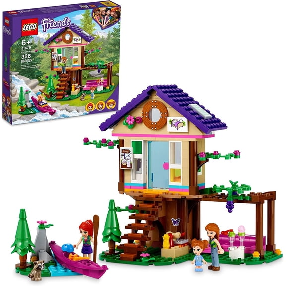 LEGO Friends Forest House 41679 Building Kit; Forest Toy with a Tree House; Great Gift for Kids Who Love Nature; New 2021 (326 Pieces)