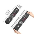thumbnail image 5 of Bingfone I Love Coffee Design Patterned Men'S Women'S Casual Cotton Socks, 5 of 9