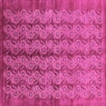 thumbnail image 1 of Ahgly Company Indoor Square Oriental Pink Industrial Area Rugs, 8' Square, 1 of 4