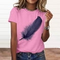 thumbnail image 1 of T-Shirt à Manches Courtes Imprimé 3d Fleur de Rose pour Femmes Été Mignon Chien Graphiques T-Shirt Col Rond TP-6TG, 1 of 5