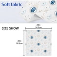 thumbnail image 7 of GZHJMY Soft Reusable Satin Table Decorative Napkins,20x20InX6 PCSMagic Evil Eye,Family Dinner Wedding Banquet, Cocktail Party, Kitchen,Birthday Party, 7 of 7