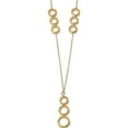 thumbnail image 1 of 14K Polished Fancy Circles w/ 1 in ext Necklace, 1 of 5