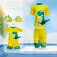 thumbnail image 5 of Maillots de Bain à Manches Courtes pour Tout-Petits + Short Imprimé Animal + Chapeau, 5 of 5