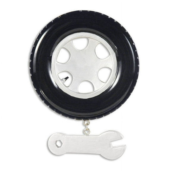 Tire And Wrench Personalized Christmas Ornament DO-IT-YOURSELF