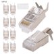 thumbnail image 5 of Cat7 10 Uds Blindado RJ45 8P8C CAT7 30GIP Conectores De Servidor De Red De Comunicación Cable Ethernet RJ45, 5 of 7