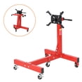thumbnail image 1 of Support de Moteur 1300 1500 2000 Lb avec Tête Rotative à 360 Degrés, 4 Bras Réglables et 4 Roulettes, Support de Moteur en Acier Robuste pour l'Entretien des Véhicules et la Réparation Automobile, Rouge, 1 of 7