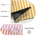 thumbnail image 6 of Colorful Stripe Area Rug 5x8 FT, Non Slip Bedroom Throw Carpet, Modern Pink Red Yellow Vertical Striped Washable Soft Floor Carpet Non-Shedding Rug for Living Room Nursery Dorm Office, 6 of 9