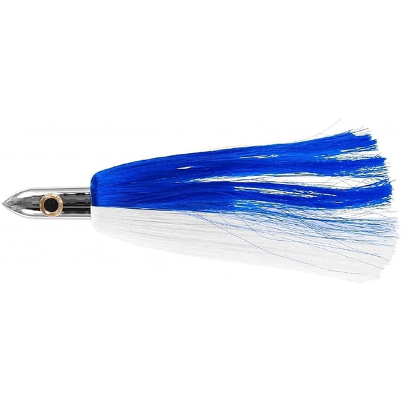 ILand Lure The Ilander 8.25" 2.5oz Chrome Head,Blue-White Lures