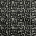 thumbnail image 1 of oneOone Velvet Black Fabric Cactus Craft Projects Decor Fabric Printed By The Yard 58 Inch Wide, 1 of 5