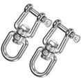 thumbnail image 1 of Uxcell 2PCS M6 Gancho y Ojo Giratorio de Acero Inoxidable 304 240KG Aparejo de Navegación/Camping/Marina, 1 of 7