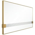 thumbnail image 5 of "Gleaming Horizon Wall Mirror" 40"x80" with Textured Acrylic Embellished, on Gold Iron Frame, 5 of 12