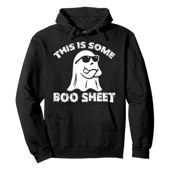 This Is Some Boo Sheet Halloween Ghost Funny Gift Men Pullover HoodieMen's Halloween Hoodie Must-Have Party Item