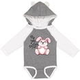 thumbnail image 3 of Inktastic My 1st Easter Cuddly Pink Bunny Boys or Girls Long Sleeve Baby Bodysuit, 3 of 5