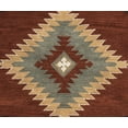 thumbnail image 3 of Gatney Rugs Frost Area Rug SU1822 Rust Jagged Star 10' x 14' Rectangle, 3 of 3