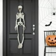 thumbnail image 3 of TOOPTY Full Body Skeleton Halloween Decoration Plastic Human Bones Model for Haunted House, Yard, Party, and Indoor Spooky Scenes, 3 of 4