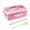 Pink, variant on Nilvkv Bento-Style Leak-Proof Lunch Box, 8.1in Bento Box Adult Lunch Box, Drop-Proof, Dishwasher Safe, BPA-Free, Made with Food-Safe Materials by Plastic