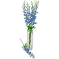 thumbnail image 5 of Northlight Real Touch™ Blue Delphinium Artificial Floral Stems, Set of 6 - 40", 5 of 9